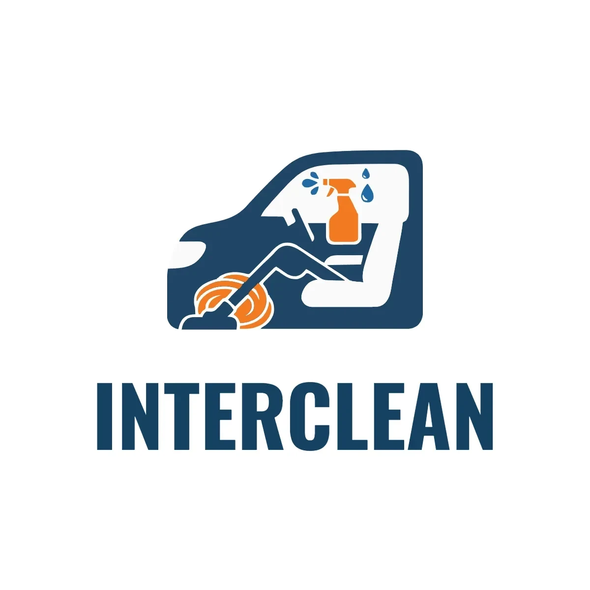 Free Interior Car Cleaning Logo Template