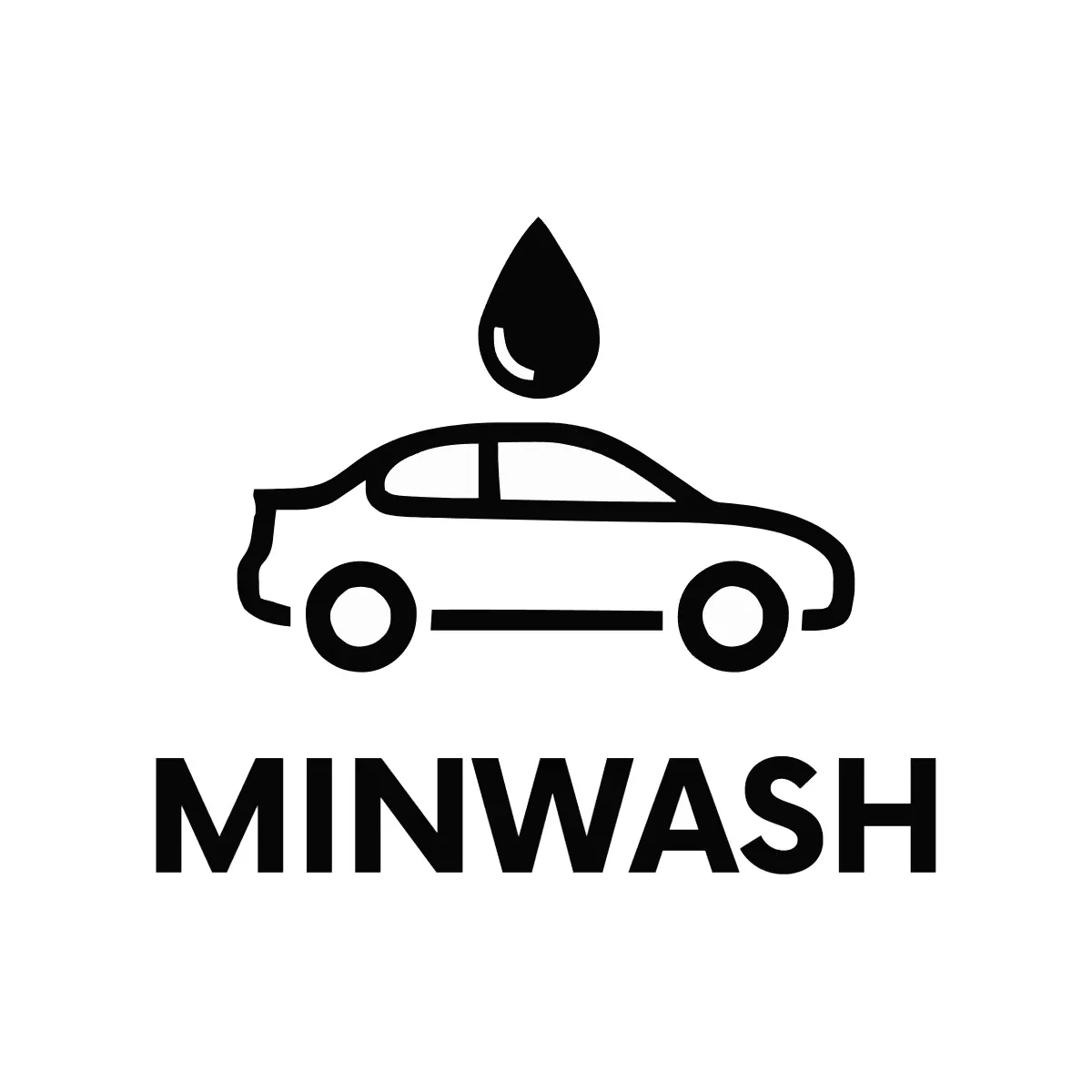 Free Minimal Car Wash Logo Template