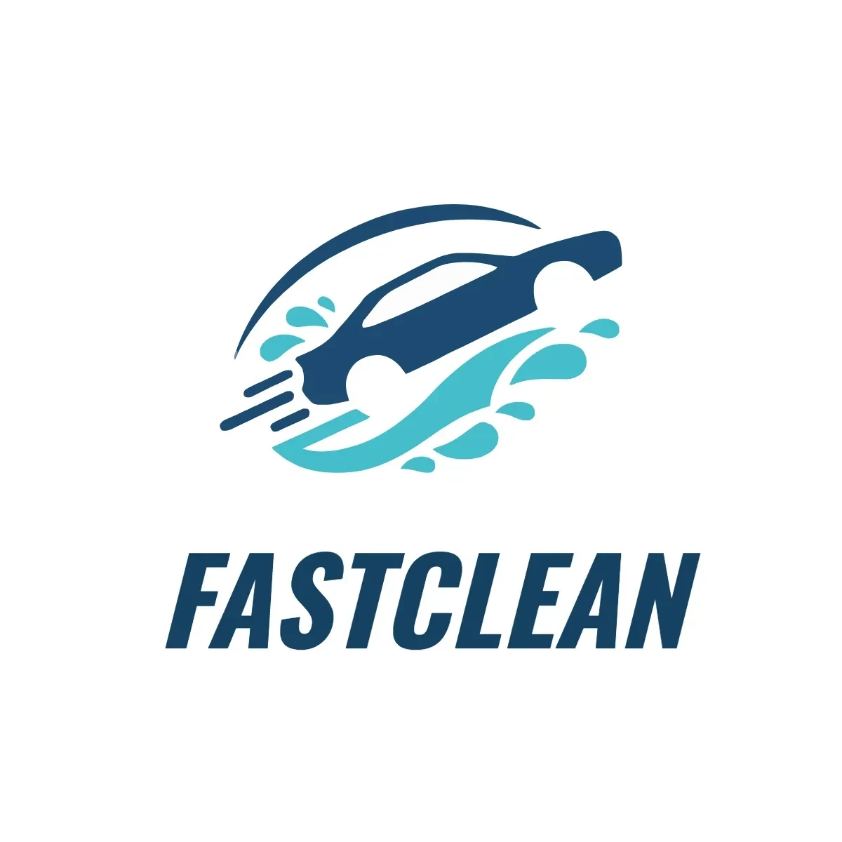 Free Fast Clean Car Logo Template to Edit Online