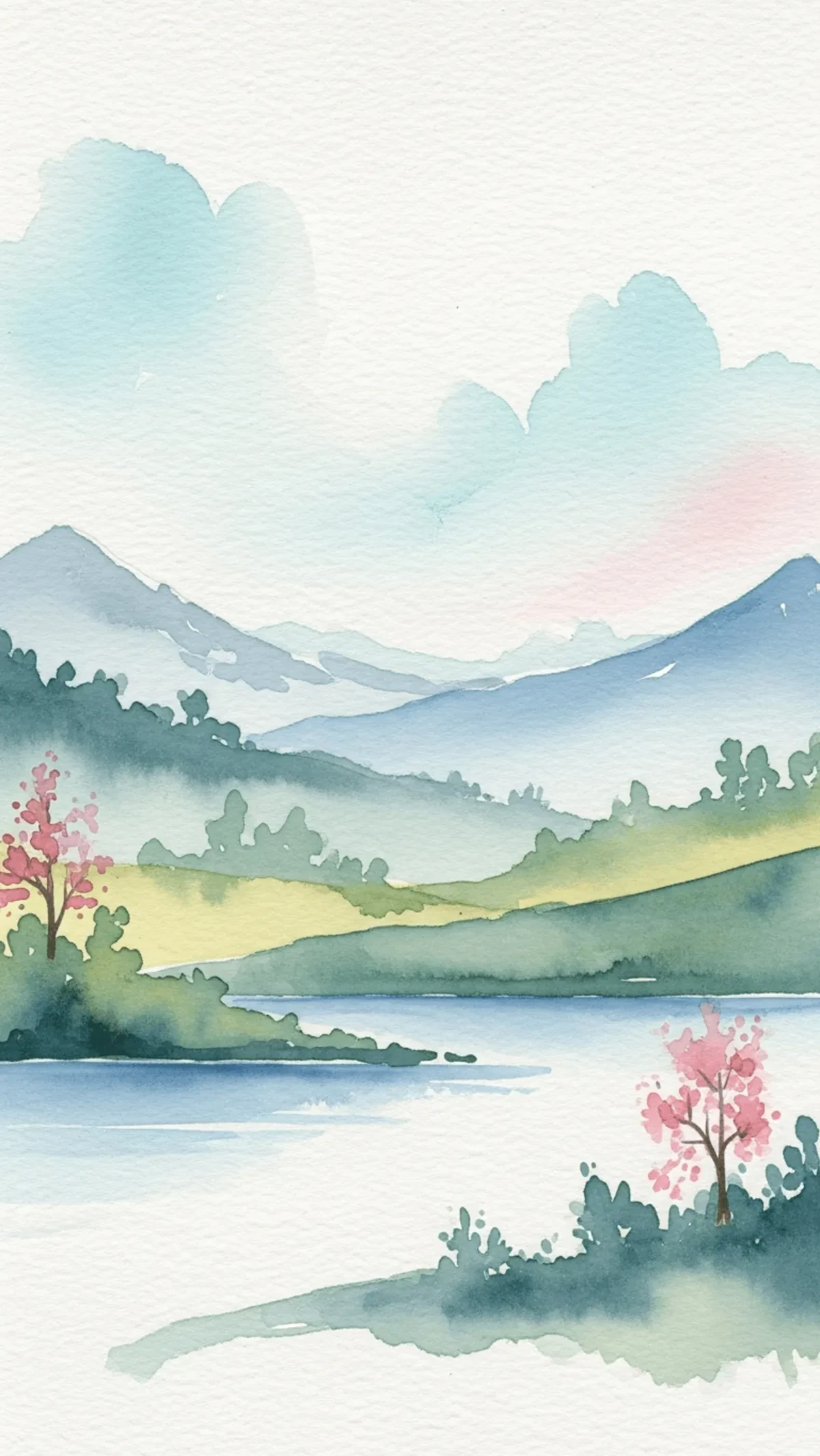 Free Hand Painted Watercolor Background Template to Edit Online