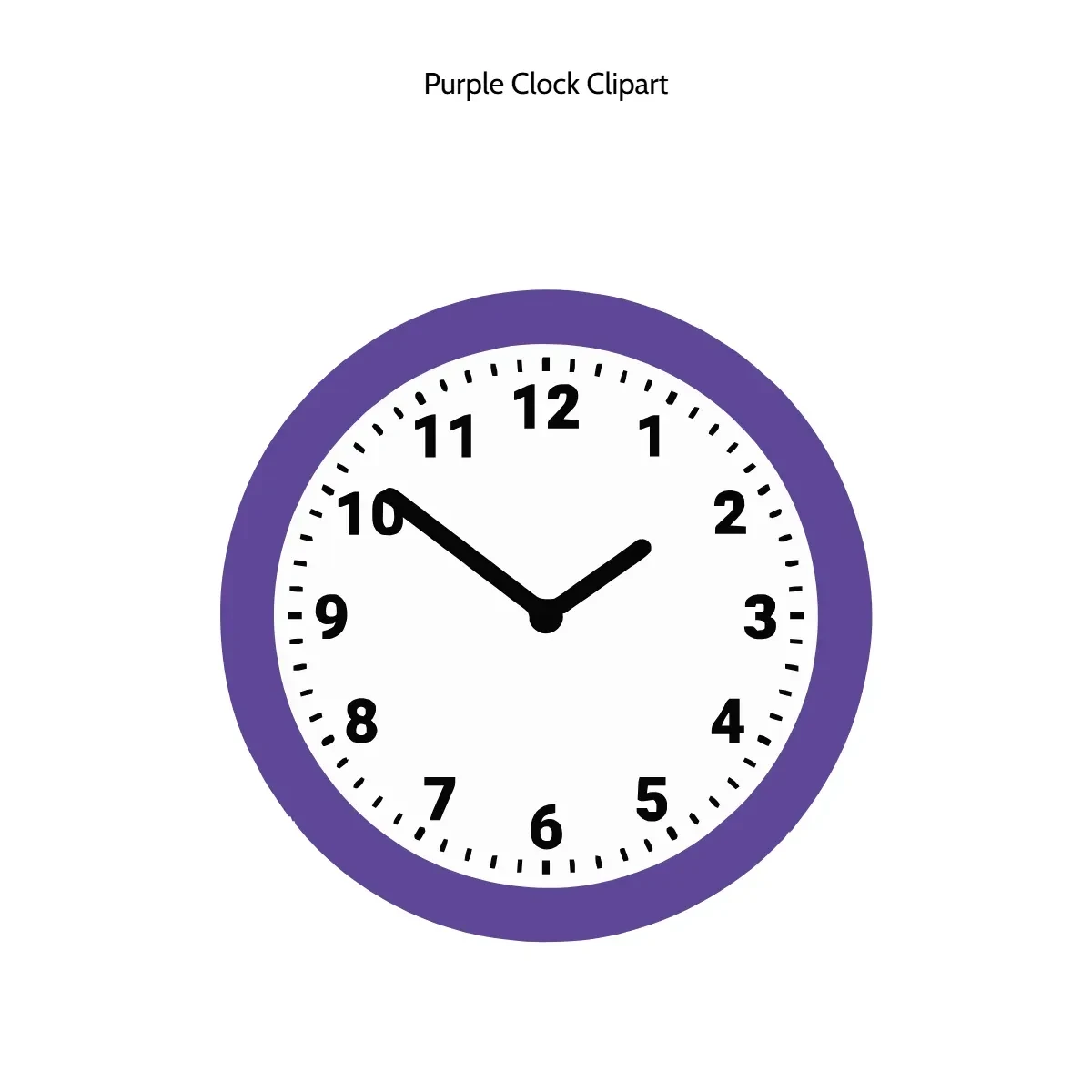 Free Purple Clock Clipart Template to Edit Online