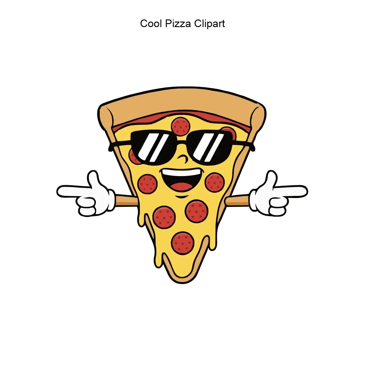 Free Cool Pizza Clipart Template to Edit Online