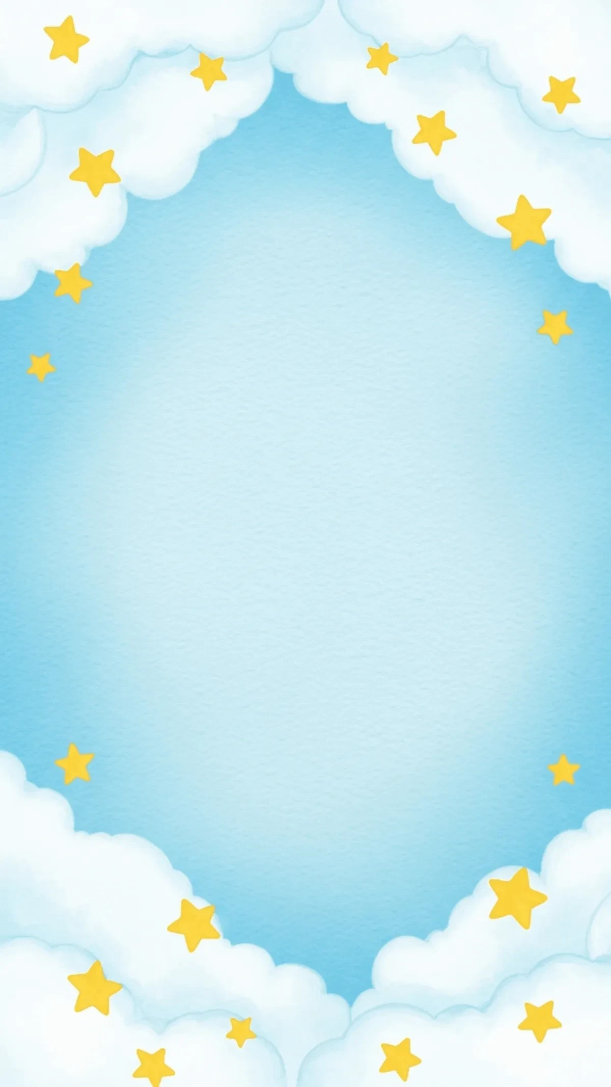 Free Sky Blue Watercolor Background Template to Edit Online