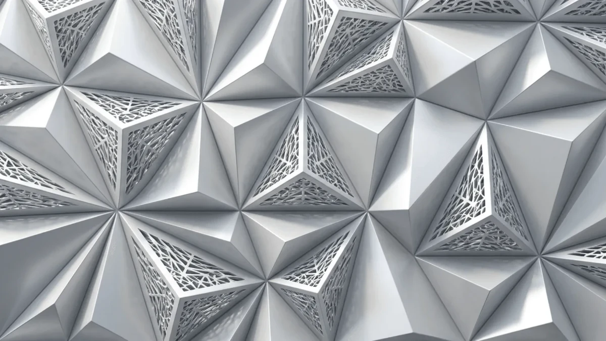 Free Geometric White Background Template to Edit Online