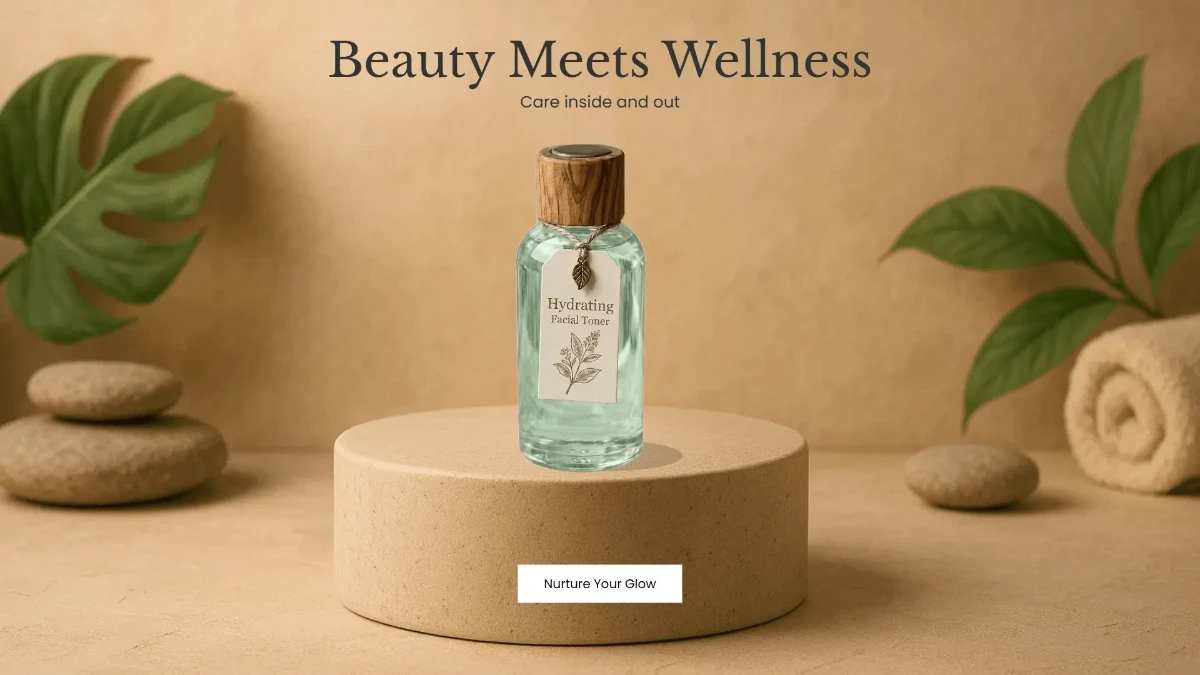 Free Beauty Wellness Background Template to Edit Online