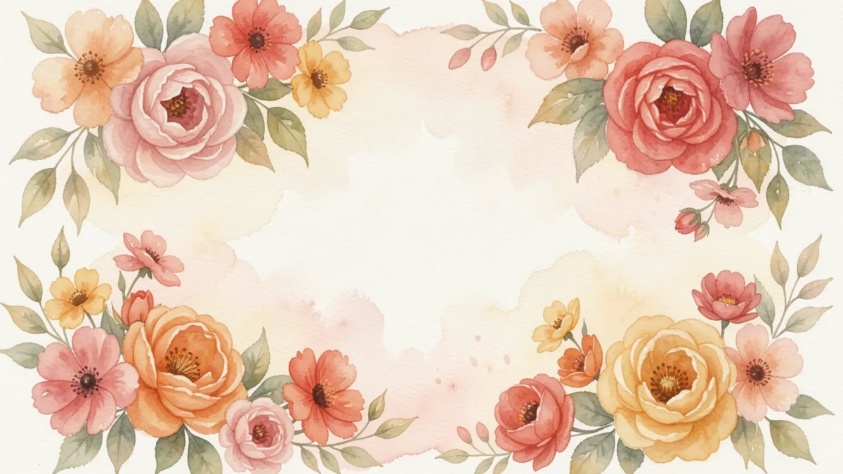 Free Warm Tone Watercolor Background Template to Edit Online