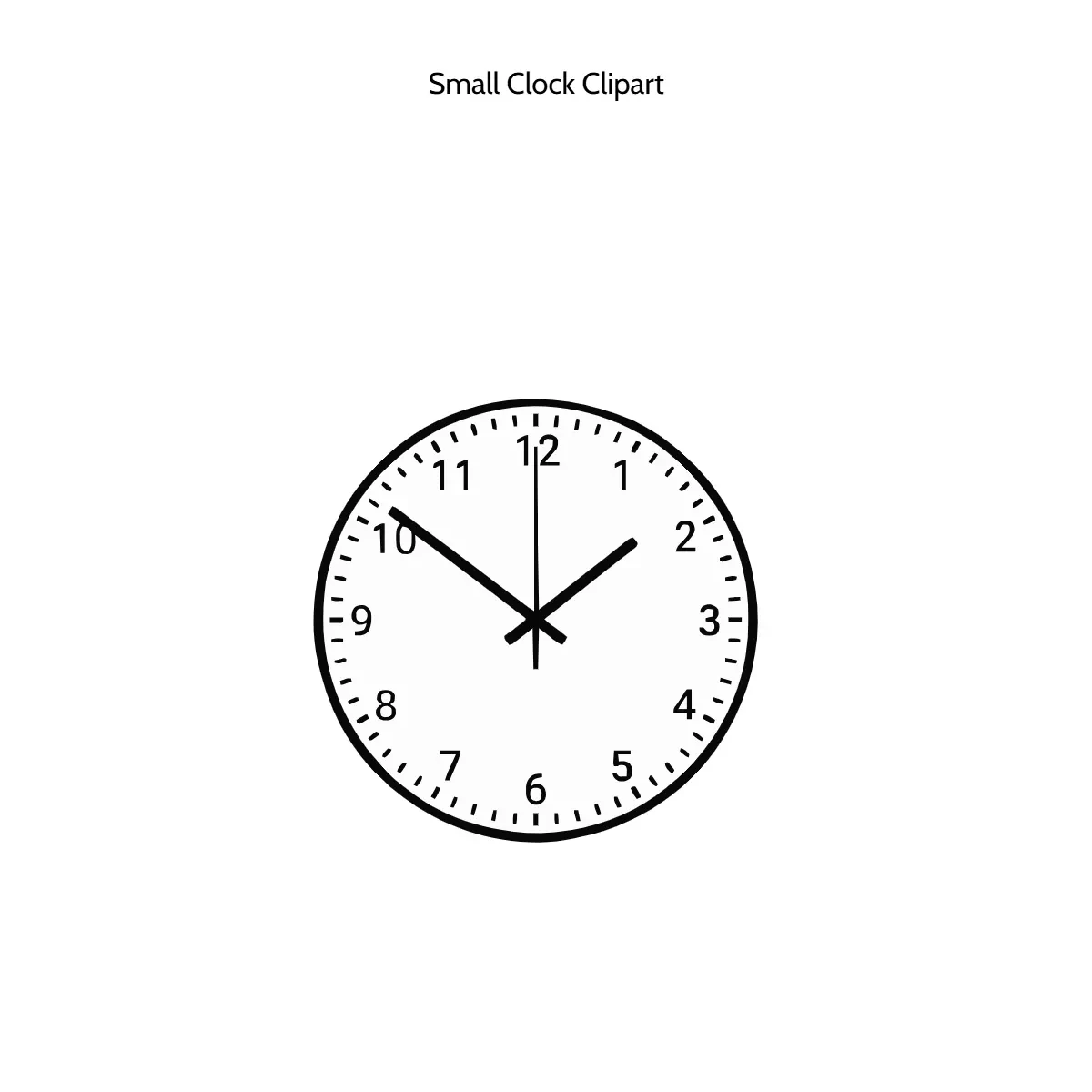 Free Small Clock Clipart Template to Edit Online