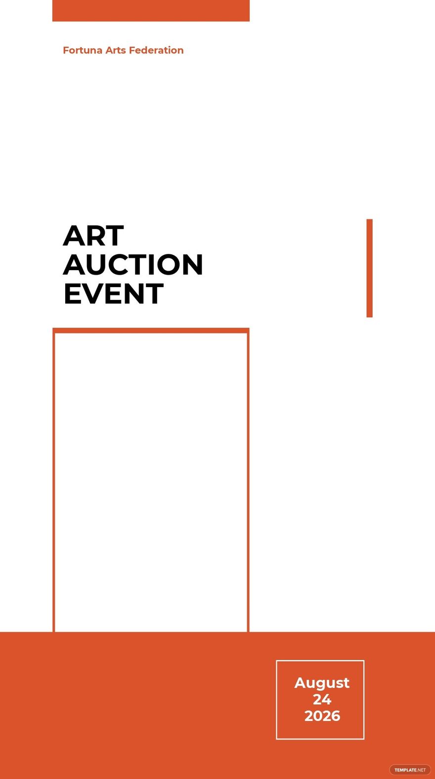 Charity Art Auction Snapchat Geofilter Template