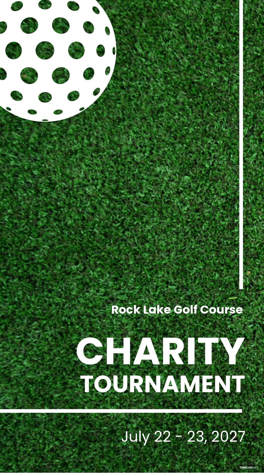 Charity Golf Tournament Instagram Story Template