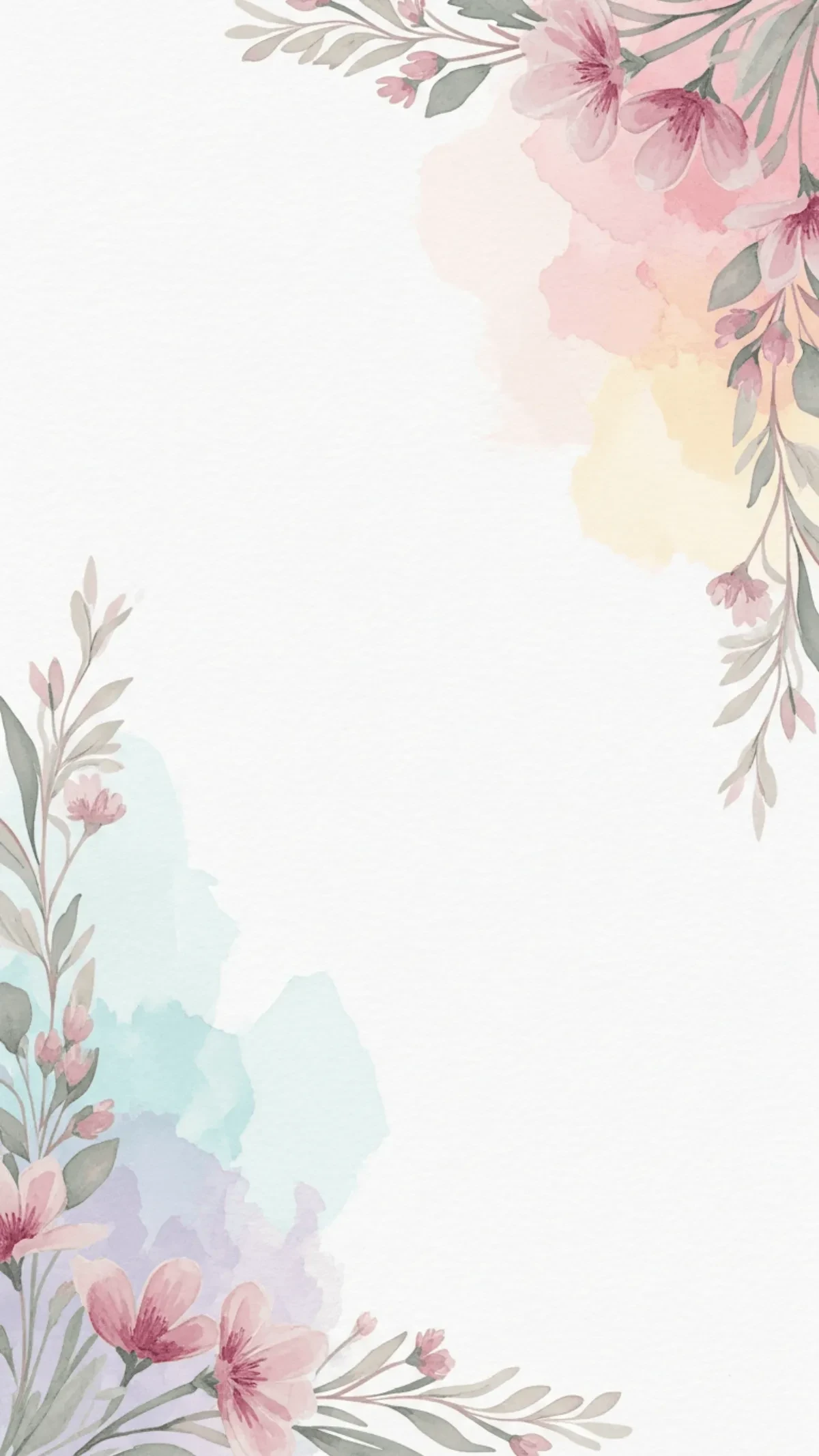 Free Minimal Wash Watercolor Background Template to Edit Online