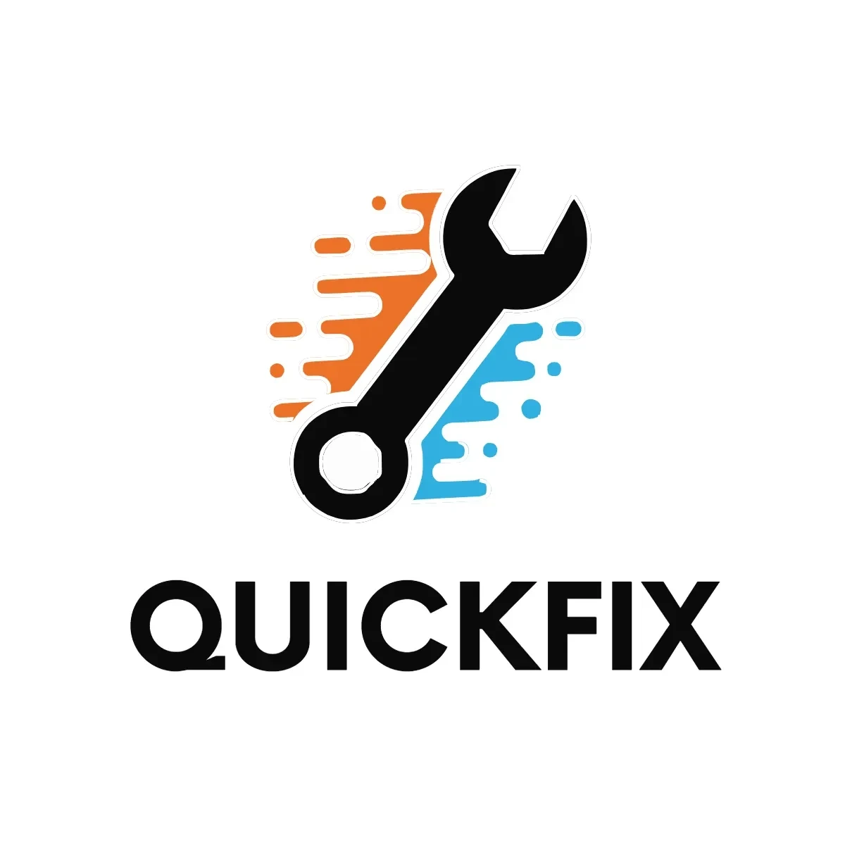 Free Quick Fix Logo Template to Edit Online