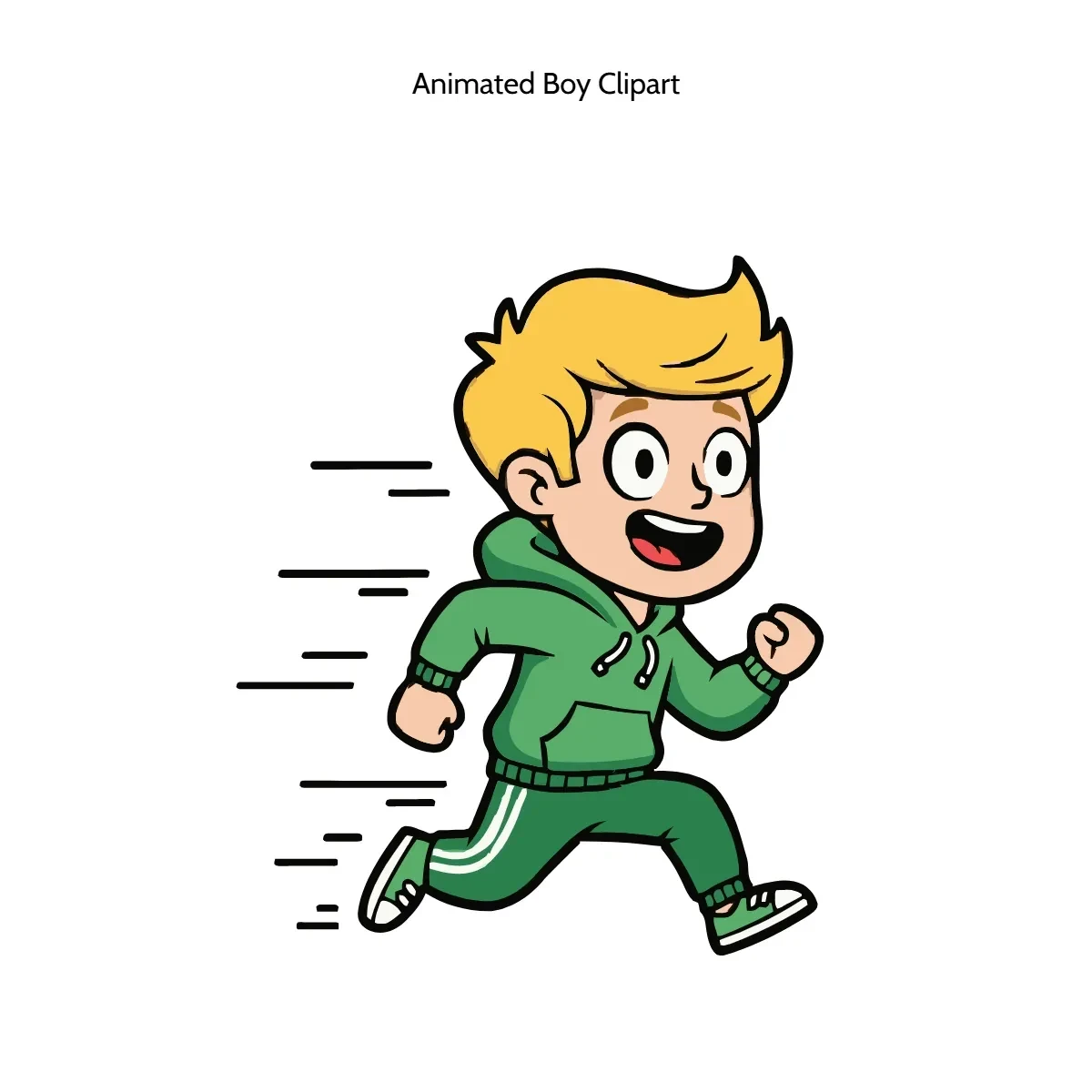 Free Animated Boy Clipart Template to Edit Online