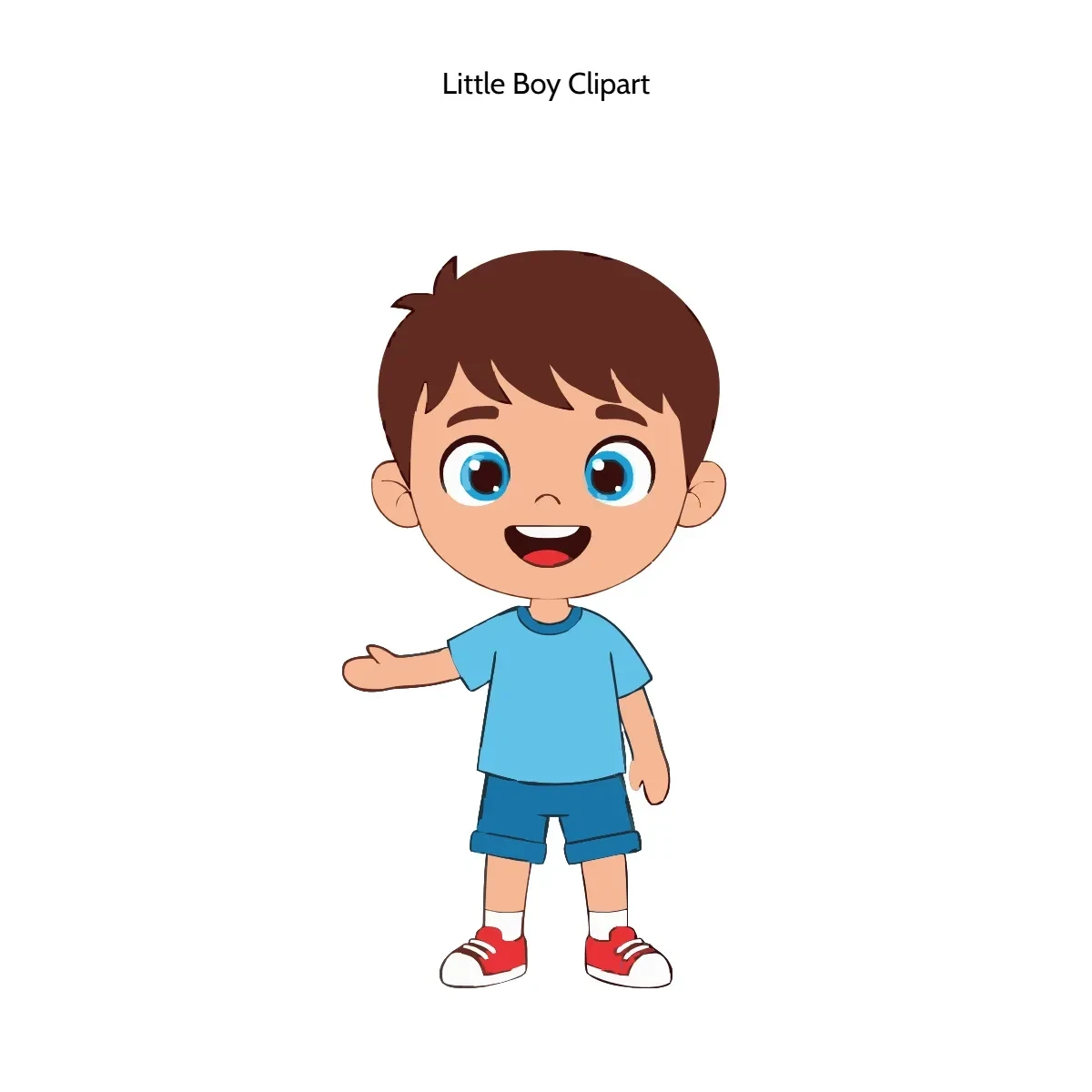 Free Little Boy Clipart Template to Edit Online