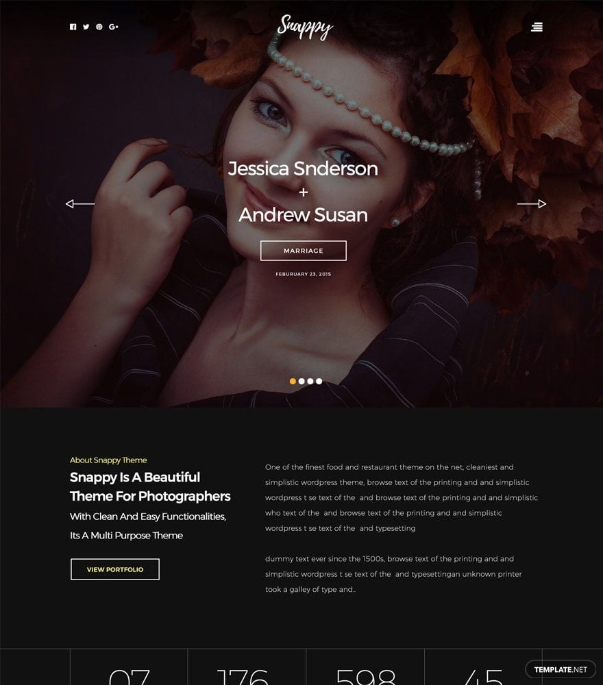 Snappy HTML5/CSS3 Website Template