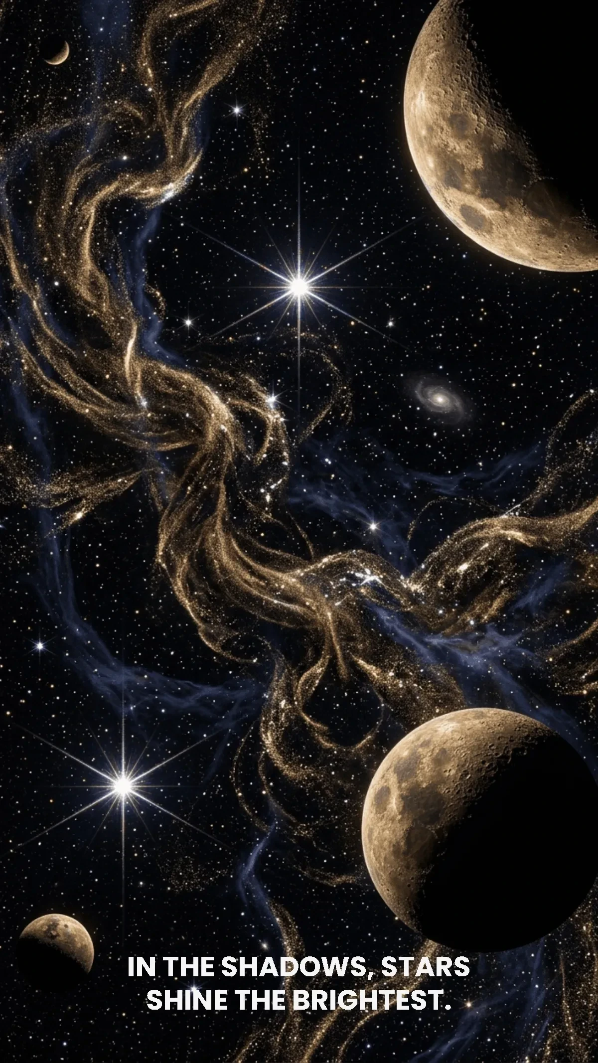 Free Dark Galaxy Background Template to Edit Online