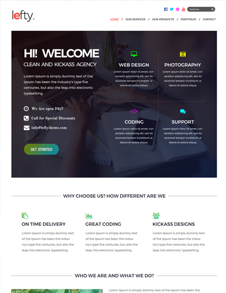 Free Web Design Portfolio HTML5/CSS3 Website
