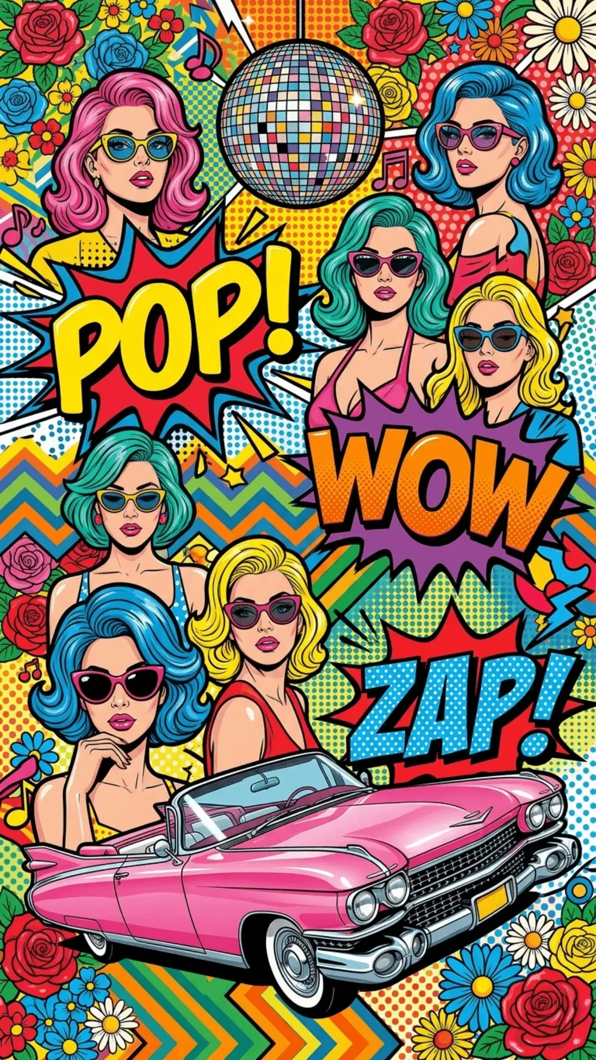 Free Pop Culture TikTok Background Template to Edit Online