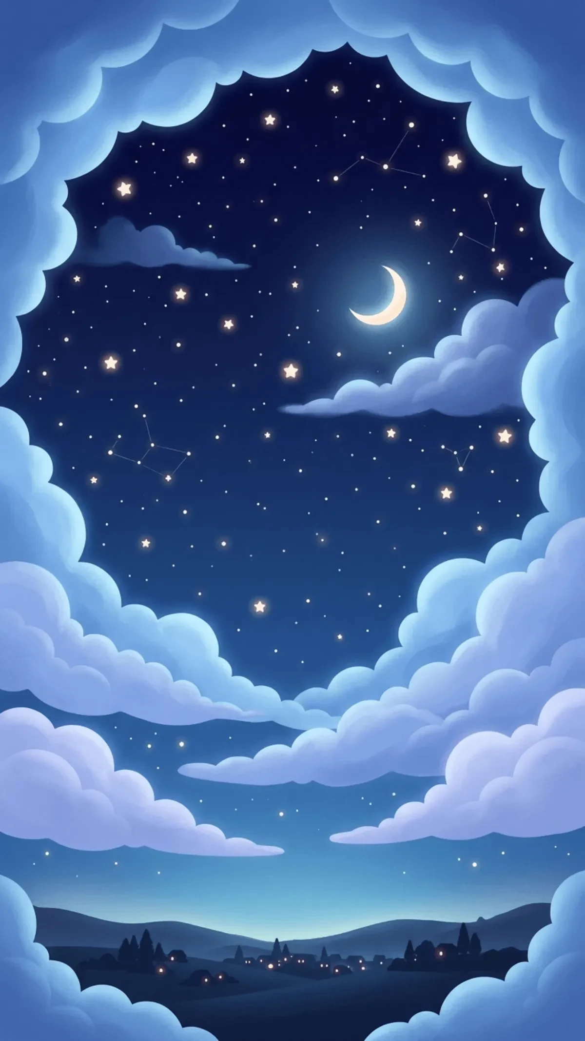 Free Night Vibe TikTok Background Template to Edit Online