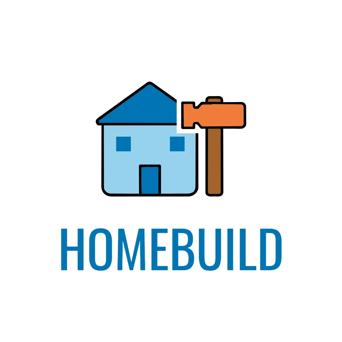 Free Home Builder Logo Template to Edit Online