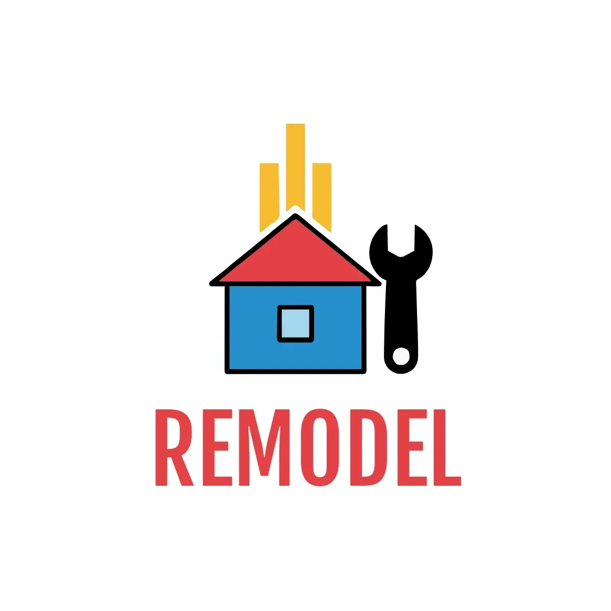 Free Remodeling Contractor Logo Template to Edit Online