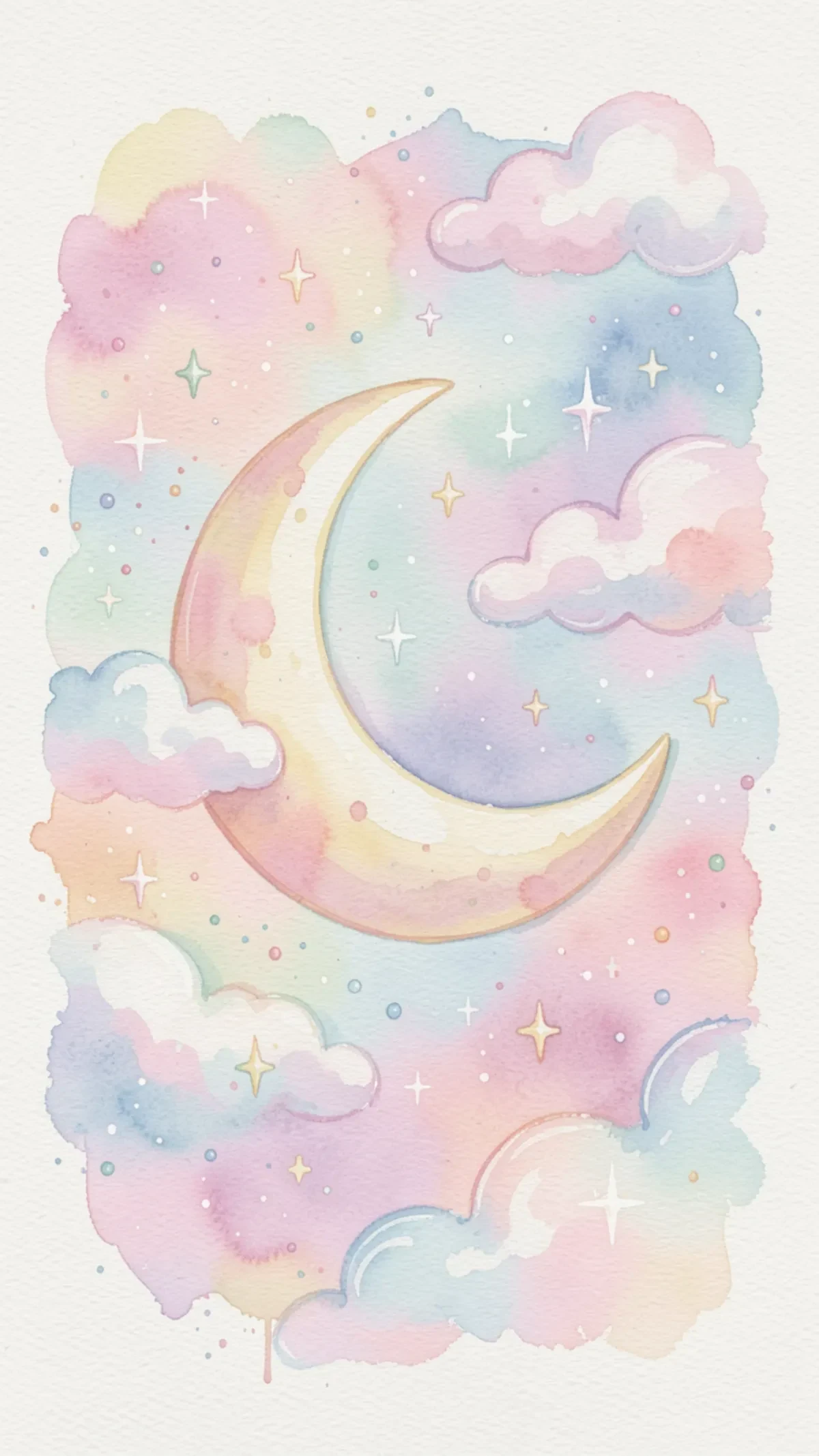 Free Whimsical Watercolor Background Template to Edit Online