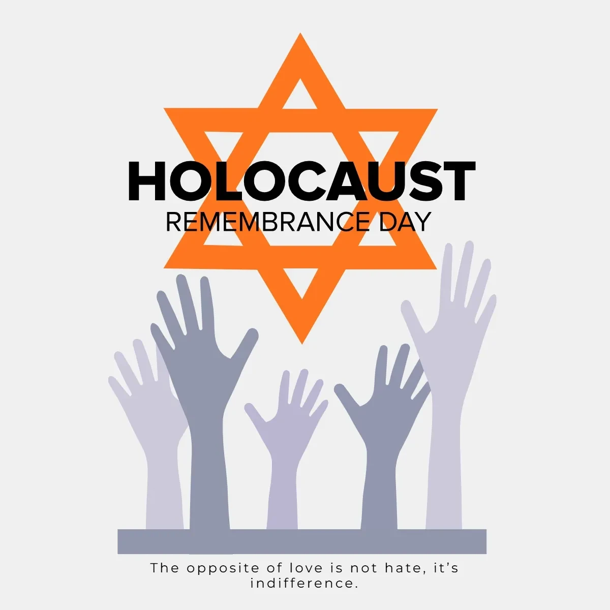Free Holocaust Remembrance Day Hands Clip Art Template to Edit Online Free Holocaust Remembrance Day Hands Clip Art Template to Edit Online