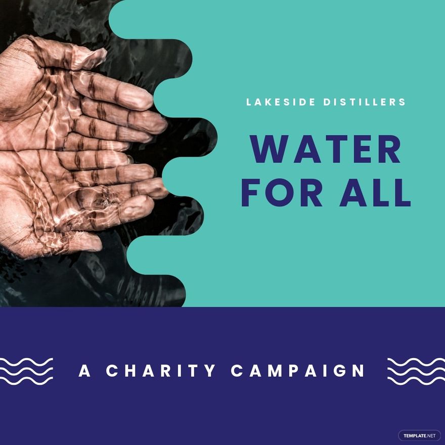 Charity Marketing Campaign Instagram Post Template