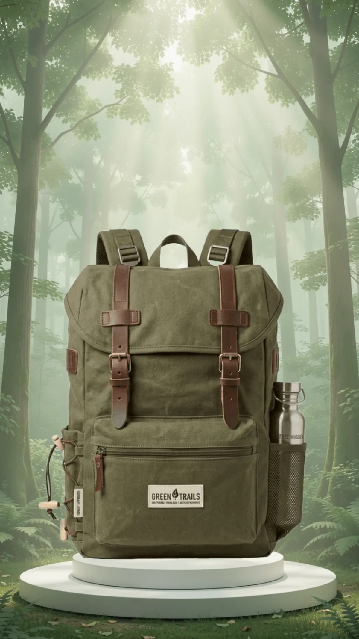 Free Forest Theme Eco-Friendly Background Template to Edit Online