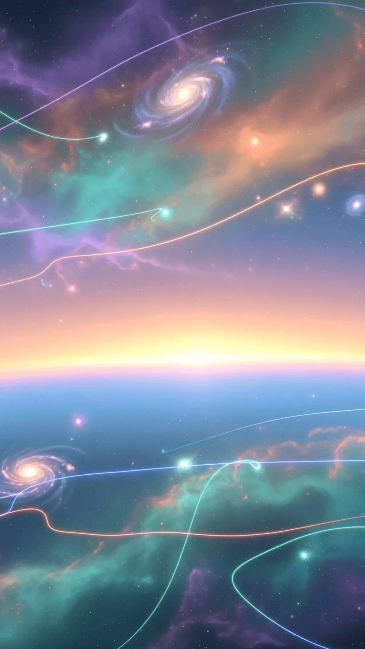 Free Sci-Fi Galaxy Background Template to Edit Online