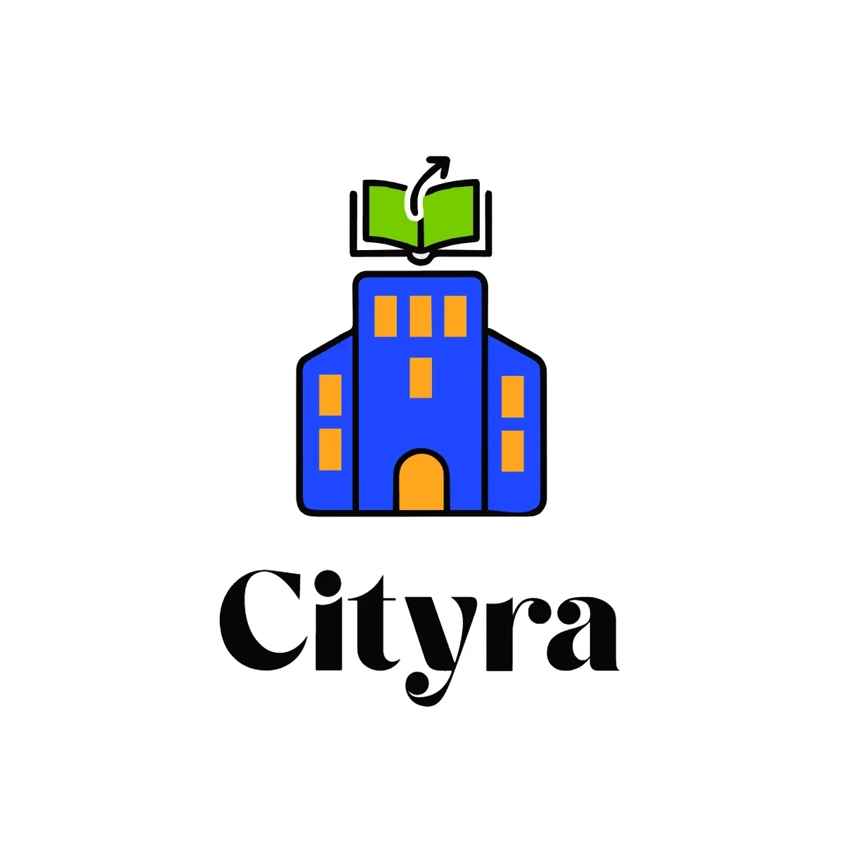 Free City Hostel Logo Template