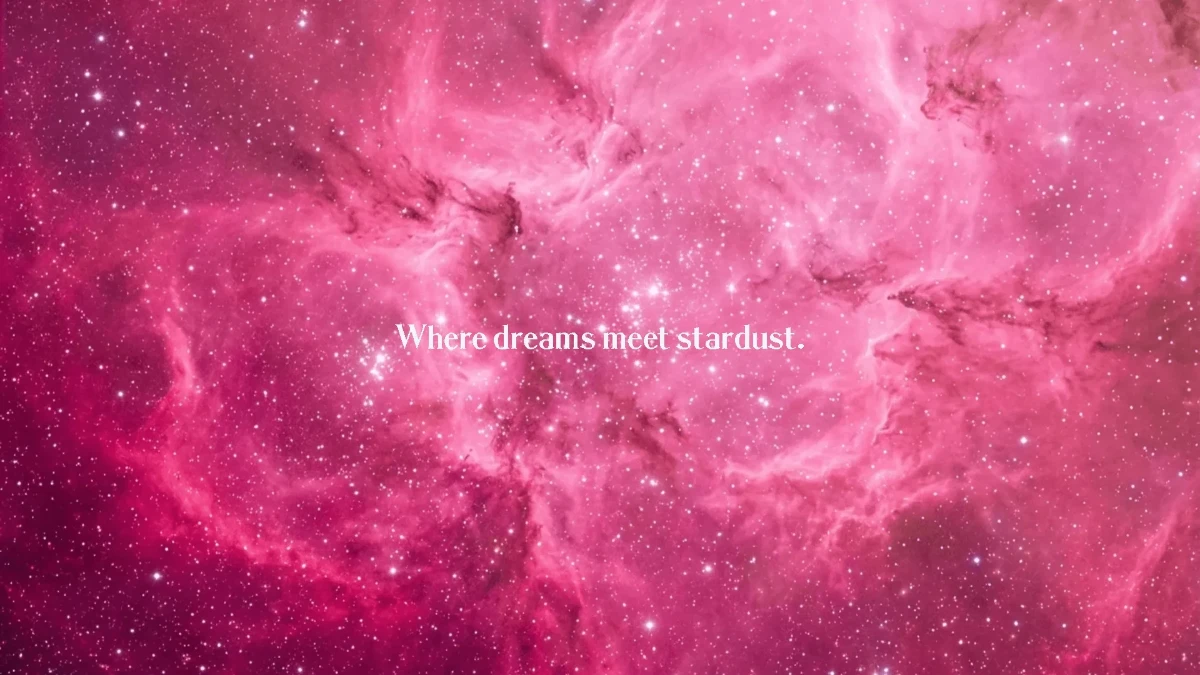 Free Pink Galaxy Background Template to Edit Online