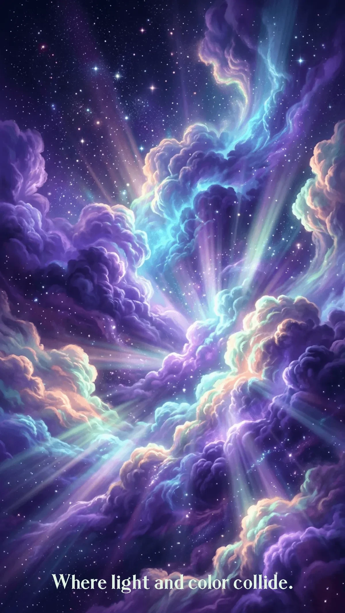 Free Nebula Light Galaxy Background Template to Edit Online
