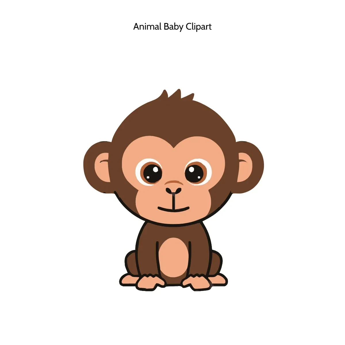 Free Animal Baby Clipart Template to Edit Online