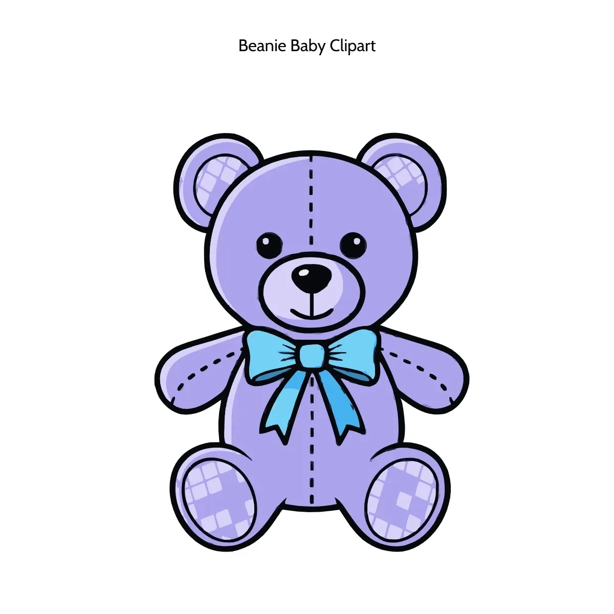 Free Beanie Baby Clipart Template to Edit Online