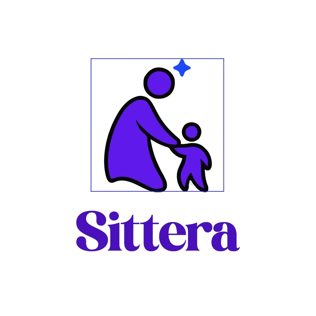 Free Babysitter Services Logo Template