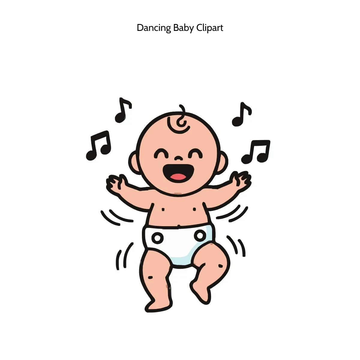 Free Dancing Baby Clipart Template to Edit Online