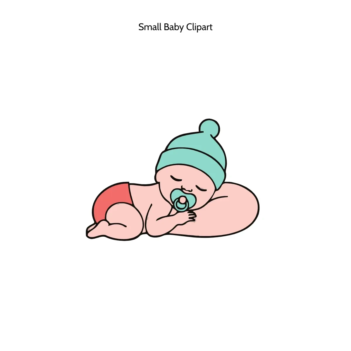 Free Small Baby Clipart Template to Edit Online