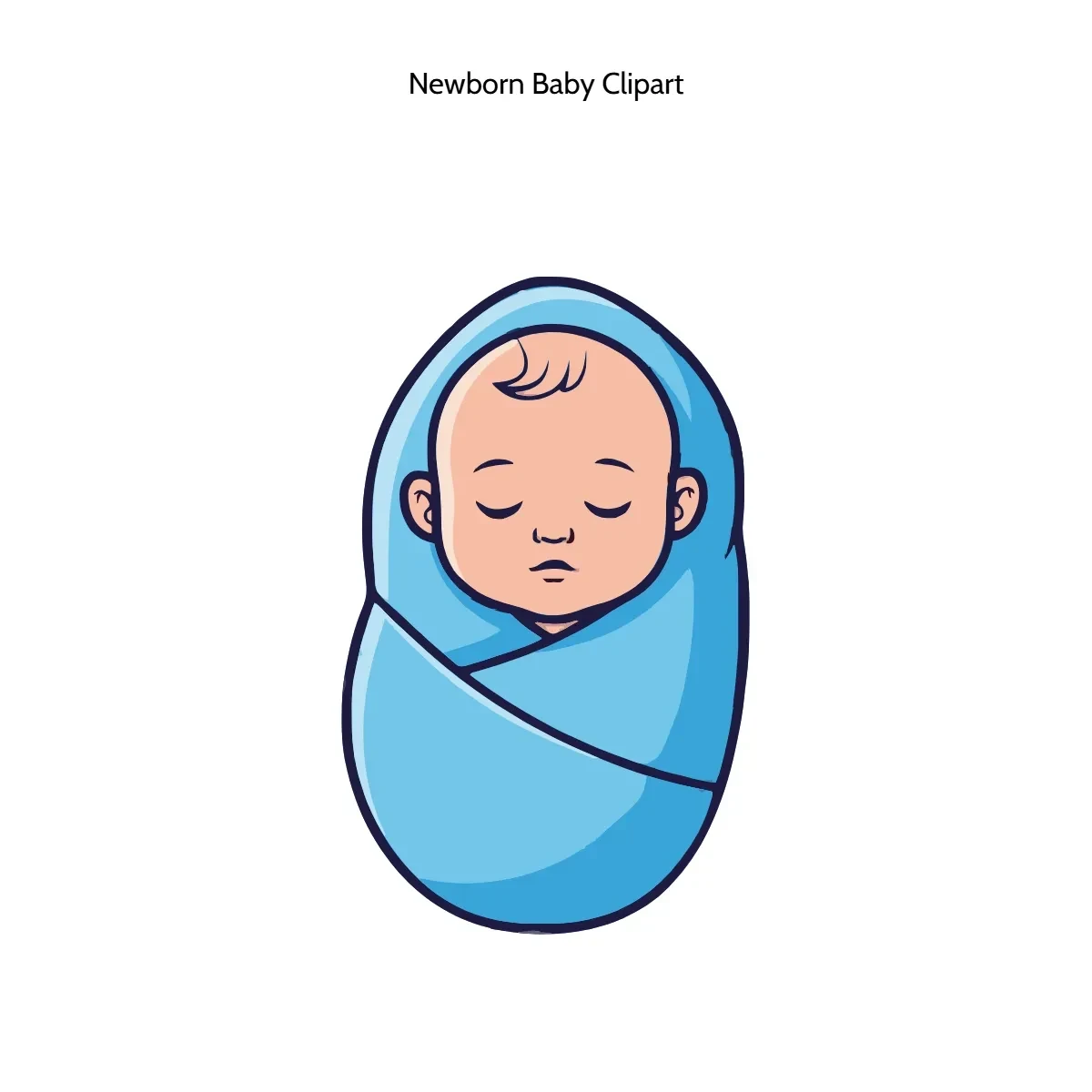 Free Newborn Baby Clipart Template to Edit Online