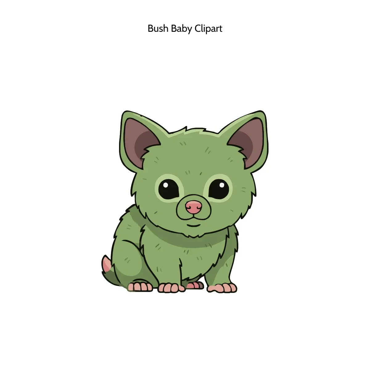 Free Bush Baby Clipart Template to Edit Online