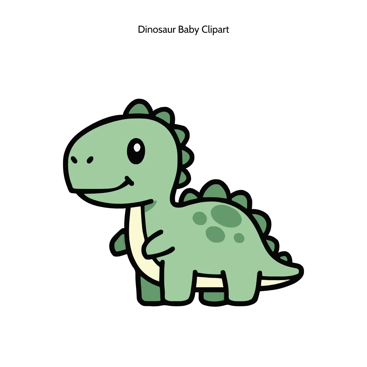 Free Dinosaur Baby Clipart Template to Edit Online
