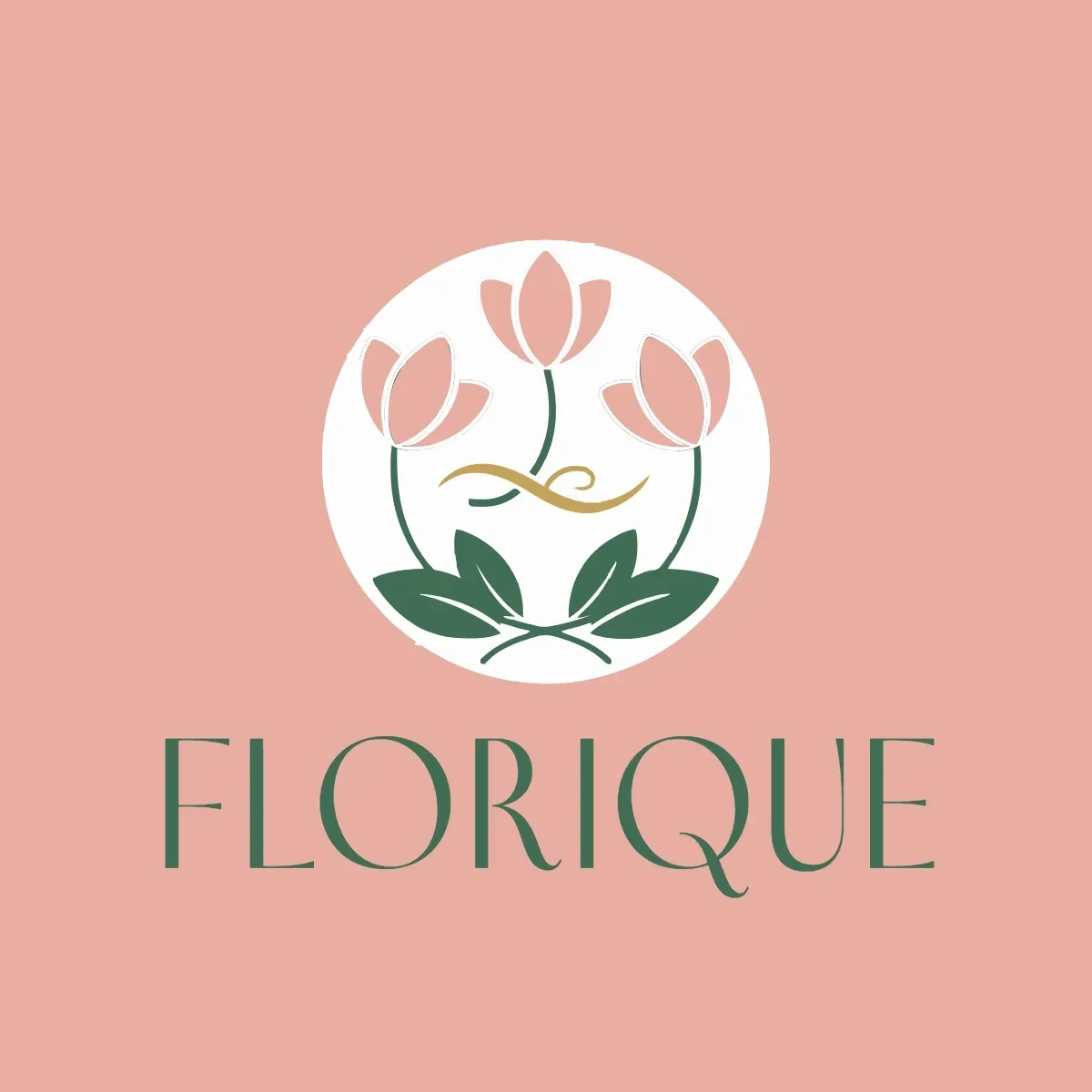 Free Floral Boutique Logo Template
