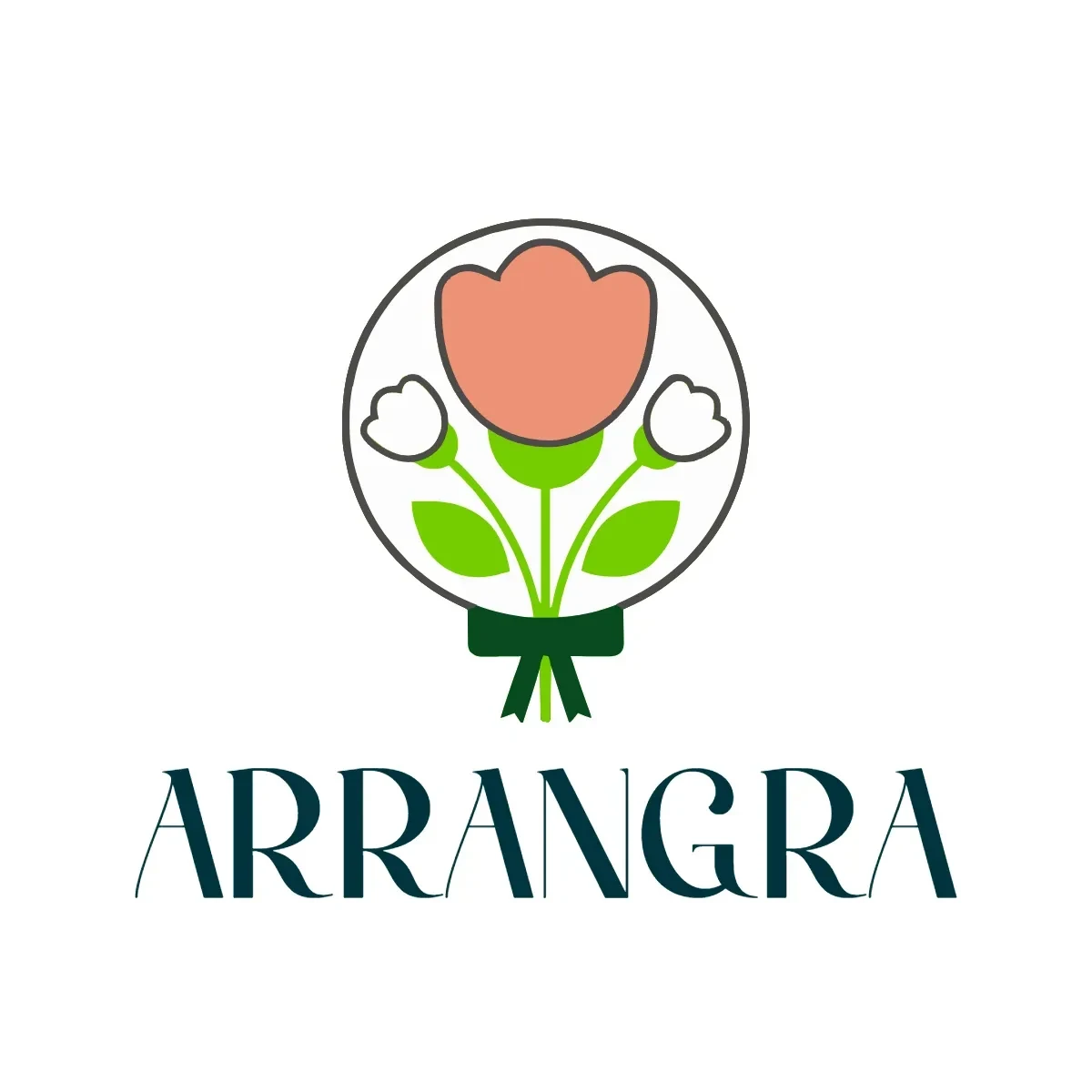 Free Flower Arrangement Logo Template
