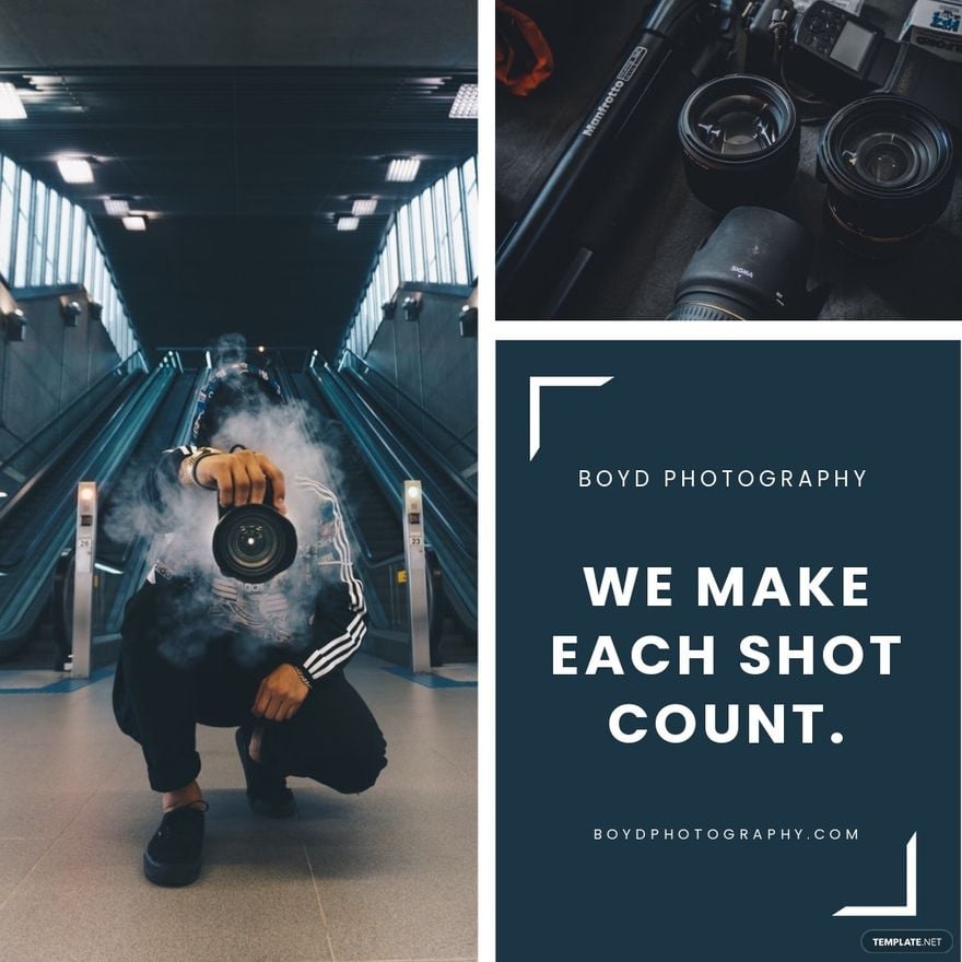 Free Photography Ad Instagram Post Template