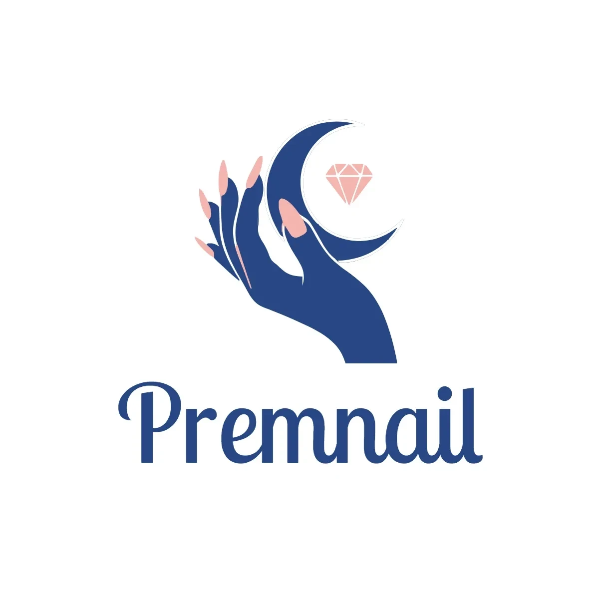Free Premium Nail Salon Logo Template