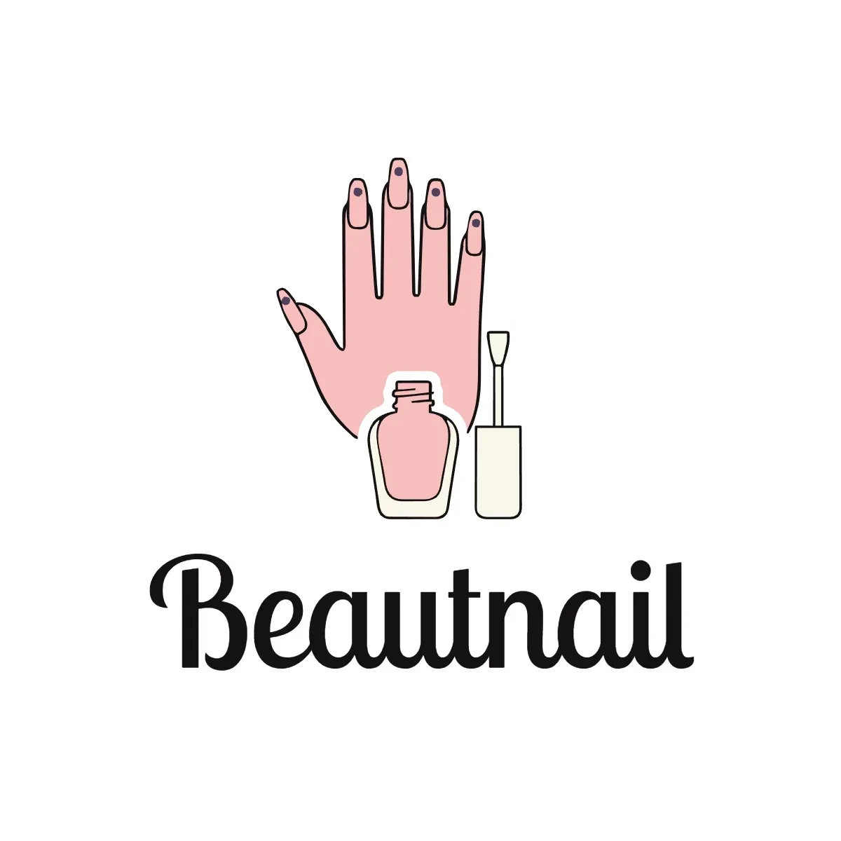 Free Beauty Nail Logo Template