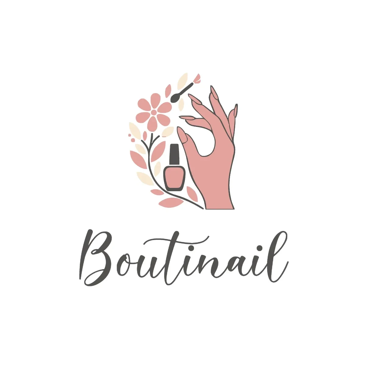 Free Nail Boutique Logo Template