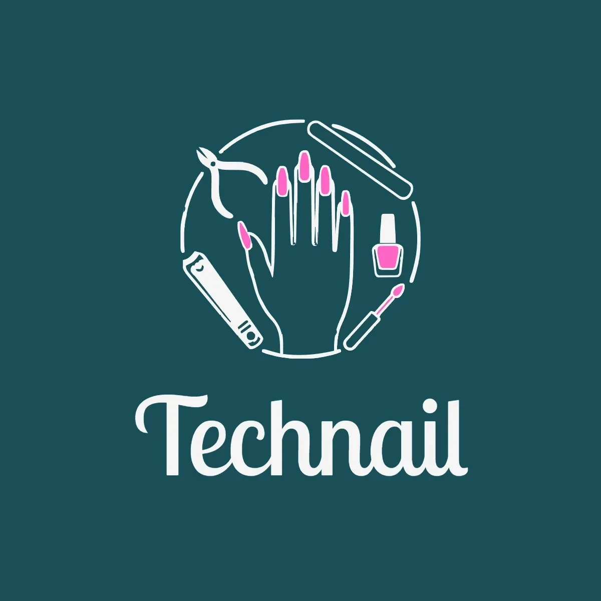 Free Nail Technician Logo Template