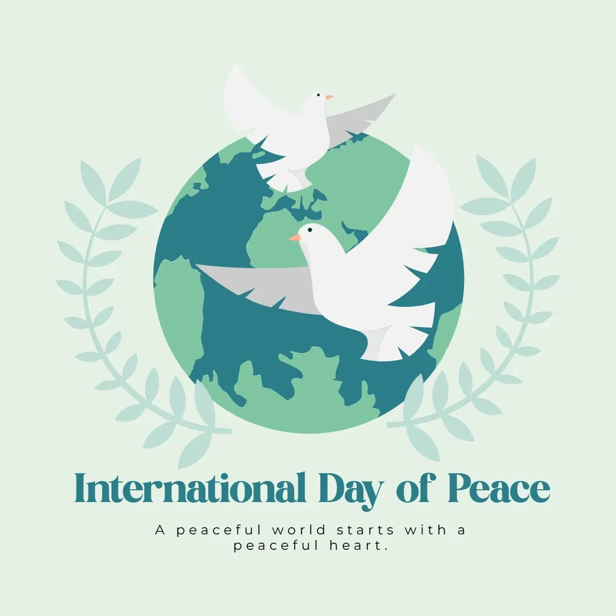 Free International Day of Peace Symbol Clip Art Template to Edit Online