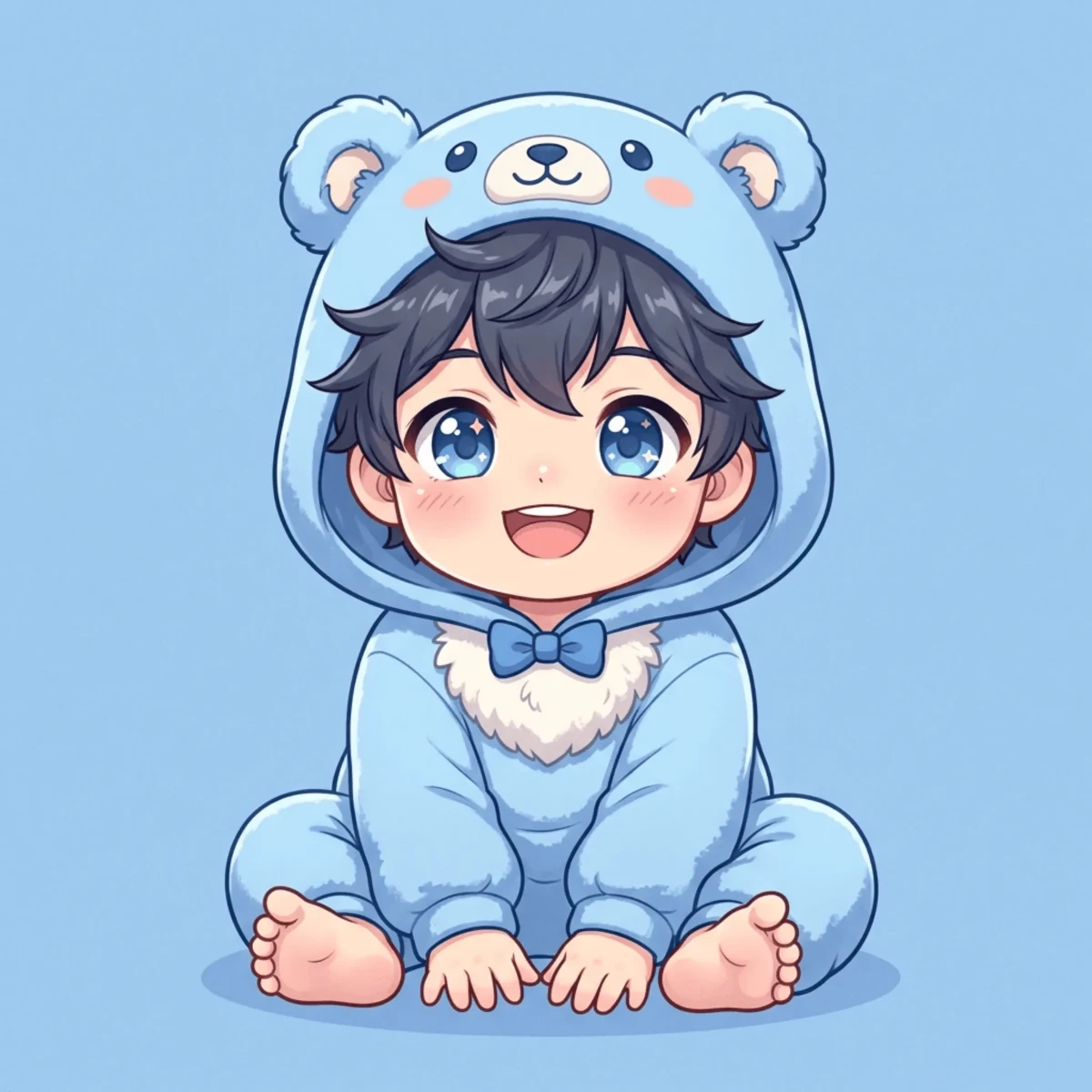 Free Baby Anime Template to Edit Online