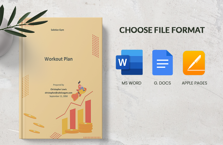 Simple Workout Plan Template